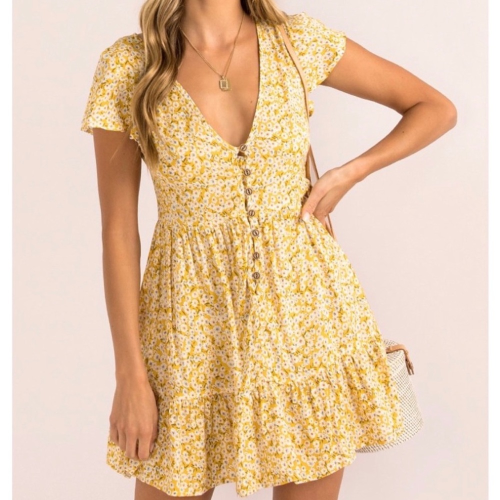Sundae Muse Floral Mini Dress